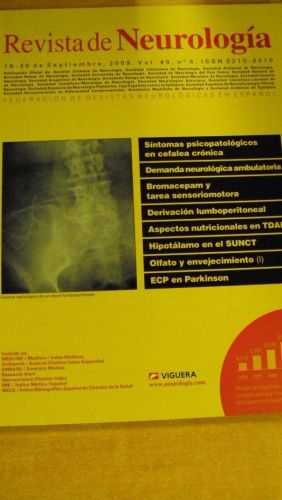 Portada del libro de REVISTA DE NEUROLOGÍA. Vol 49 nº 6