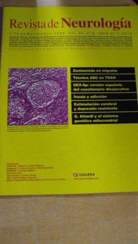 Portada del libro de REVISTA DE NEUROLOGÍA. Vol 47 nº 9