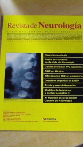 Portada del libro de REVISTA DE NEUROLOGÍA. Vol 46 nº 11