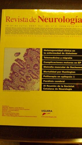 Portada del libro de REVISTA DE NEUROLOGÍA. Vol 45 nº 2