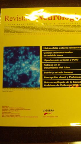 Portada del libro de REVISTA DE NEUROLOGÍA. Vol 40 nº 9