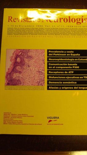 Portada del libro de REVISTA DE NEUROLOGÍA. Vol 43 nº 11