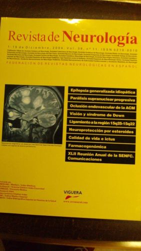Portada del libro de REVISTA DE NEUROLOGÍA. Vol 39 nº 11