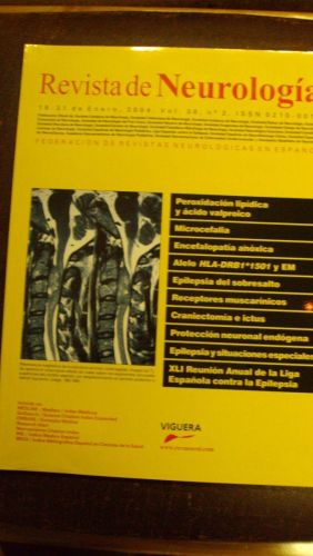 Portada del libro de REVISTA DE NEUROLOGÍA. Vol 38 nº 2
