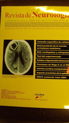 Portada del libro de REVISTA DE NEUROLOGÍA. Vol 39 nº 5