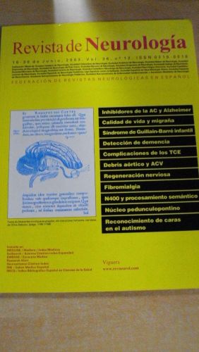 Portada del libro de REVISTA DE NEUROLOGÍA. Vol 36 nº 12