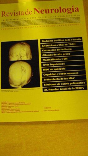Portada del libro de REVISTA DE NEUROLOGÍA. Vol 37 nº 10