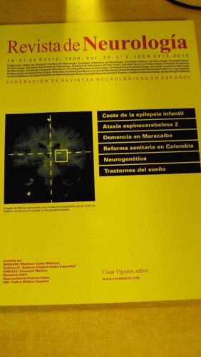 Portada del libro de REVISTA DE NEUROLOGÍA. Vol 30 nº 2