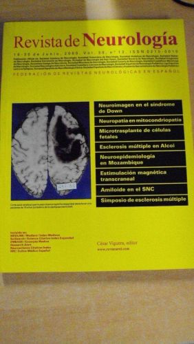 Portada del libro de REVISTA DE NEUROLOGÍA. Vol 30 nº 12