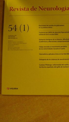 Portada del libro de REVISTA DE NEUROLOGÍA. 54 (1)