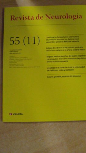 Portada del libro de REVISTA DE NEUROLOGÍA. 55 (11)