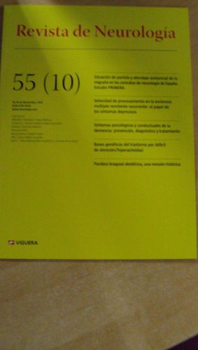 Portada del libro de REVISTA DE NEUROLOGÍA. 55 (10)
