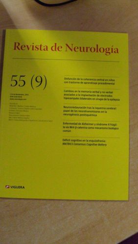 Portada del libro de REVISTA DE NEUROLOGÍA. 55 (9)
