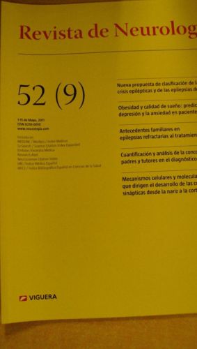 Portada del libro de REVISTA DE NEUROLOGÍA. 52 (9)
