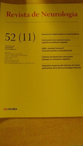 Portada del libro de REVISTA DE NEUROLOGÍA. 52 (11)
