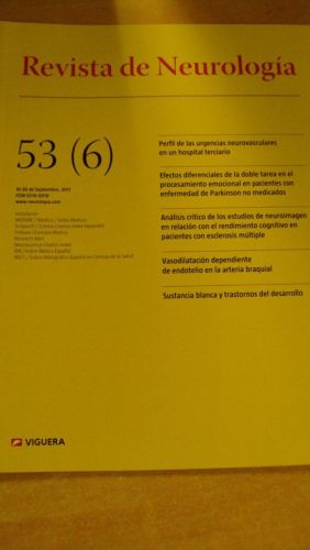 Portada del libro de REVISTA DE NEUROLOGÍA. 53 (6)