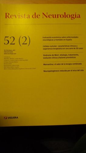 Portada del libro de REVISTA DE NEUROLOGÍA. 52 (2)