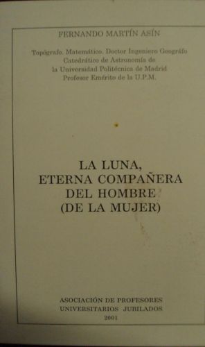 Portada del libro de LA LUNA, ETERNA COMPAÑERA DEL HOMBRE (DE LA MUJER)