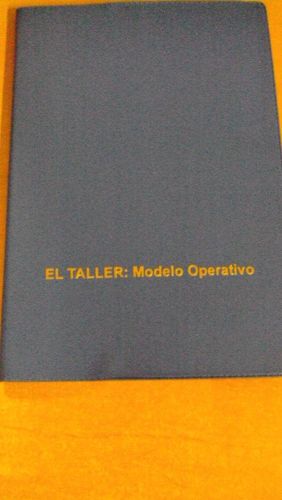 Portada del libro de EL TALLER. MODELO OPERATIVO