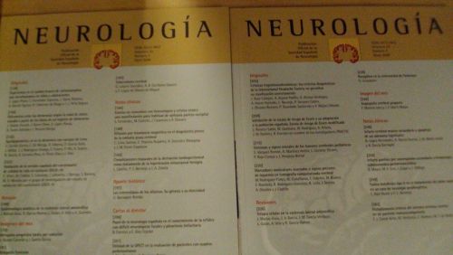 Portada del libro de NEUROLOGÍA VOL 23 (3) (4)
