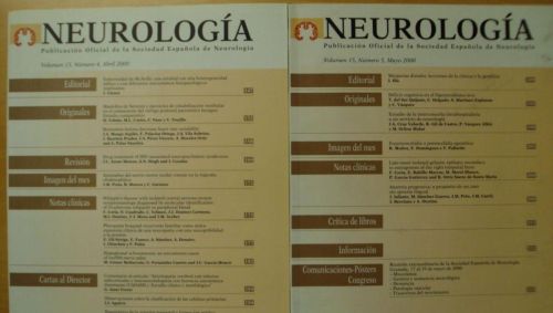 Portada del libro de NEUROLOGÍA. Vol 15 (5) (4)
