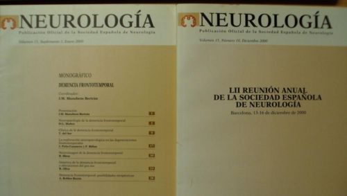 Portada del libro de NEUROLOGÍA. Vol 15 (10) Suplemento (1)