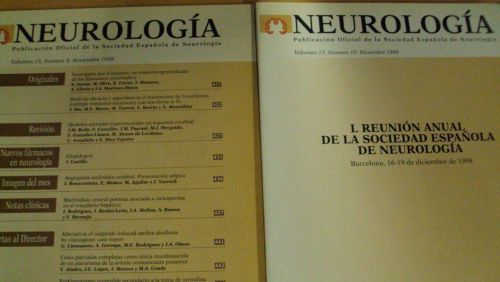 Portada del libro de NEUROLOGÍA. Vol 13 (9) (10)