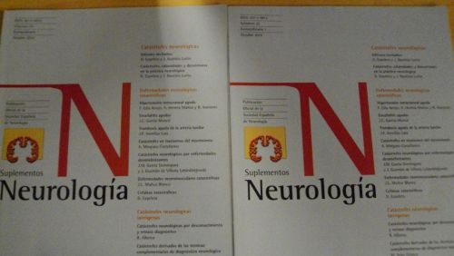 Portada del libro de NEUROLOGÍA. Vol 25 SUPLEMENTOS (1) (1)