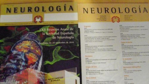 Portada del libro de NEUROLOGÍA. Vol 25 Y Vol (10) (especial congreso)