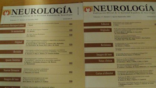 Portada del libro de NEUROLOGÍA. Vol 17 (7) (8)