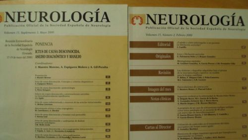 Portada del libro de NEUROLOGÍA. Vol 15 (2) SUPLEMENTO (3)