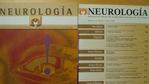 Portada del libro de NEUROLOGÍA.Vol 24 (1) Vol. 14 (1)