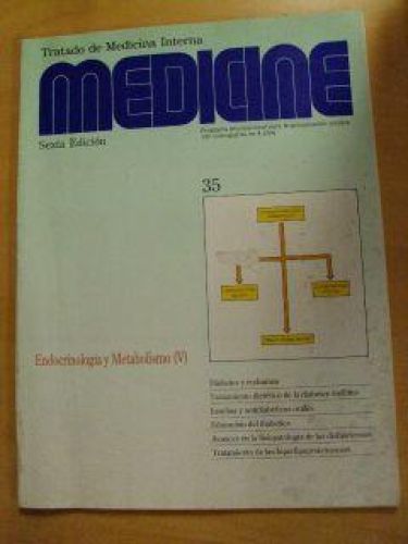 Portada del libro de MEDICINE Núm. 35. ENDOCRIMNOLOGÍA METABOLISMO (V)