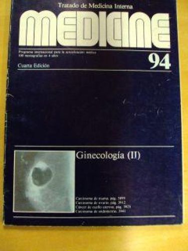 Portada del libro de MEDICINE Núm. 94. GINECOLOGÍA (II)