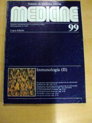 Portada del libro de MEDICINE Núm. 99. INMUNOLOGÍA (II)