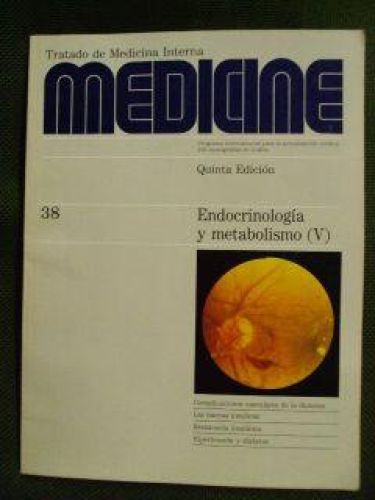Portada del libro de MEDICINE Num. 38. ENDOCRINOLOGÍA Y METABOLISMO (V)