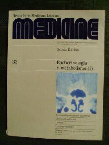 Portada del libro de MEDICINE Num. 33. ENDOCRINOLOGÍA Y METABOLISMO (I)