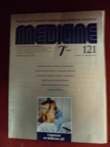 Portada del libro de MEDICINE Num.121 URGENCIAS EN MEDICINA (II)