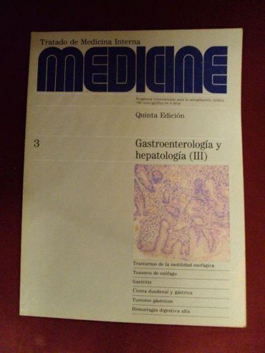 Portada del libro de MEDICINE Num.3 GASTROENTEROLOGÍA Y HEPATOLOGÍA (III)