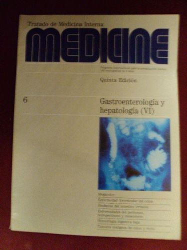 Portada del libro de MEDICINE Num.6 GASTROENTEROLOGÍA Y HEPATOLOGÍA (VI)