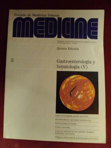 Portada del libro de MEDICINE Num.5 GASTROENTEROLOGÍA Y HEPATOLOGÍA (V)