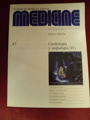 Portada del libro de MEDICINE Num.47 CARDIOLOGÍA Y ANGIOLOGÍA (IV)