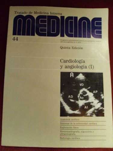Portada del libro de MEDICINE Num. 44. CARDIOLOGÍA Y ANGIOLOGÍA (I)