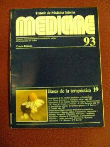 Portada del libro de MEDICINE Núm. 93. BASES DE LA TERAPÉUTIVA (19)