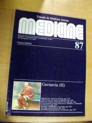 Portada del libro de MEDICINE Núm. 87. GERIATRÍA (II)