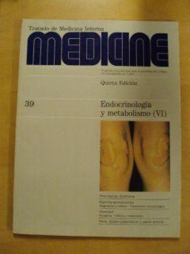 Portada del libro de MEDICINE Núm. 39. ENDOCRINOLIGÍA Y METABOLISMO (VI)