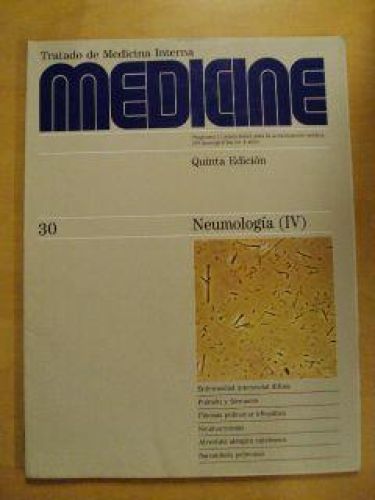 Portada del libro de MEDICINE Núm. 30. NEUMOLOGÍA (IV)