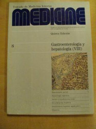 Portada del libro de MEDICINE Núm. 8 . GASTROENTEROLOGÍA Y HEPATOLOGÍA (VIII)