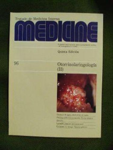 Portada del libro de MEDICINE Num 96. OTORRINOLARINGOLOGÍA (II) OCTUBRE 1991