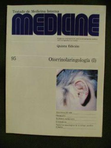 Portada del libro de MEDICINE Num 95. OTORRINOLARINGOLOGÍA (I) OCTUBRE 1991